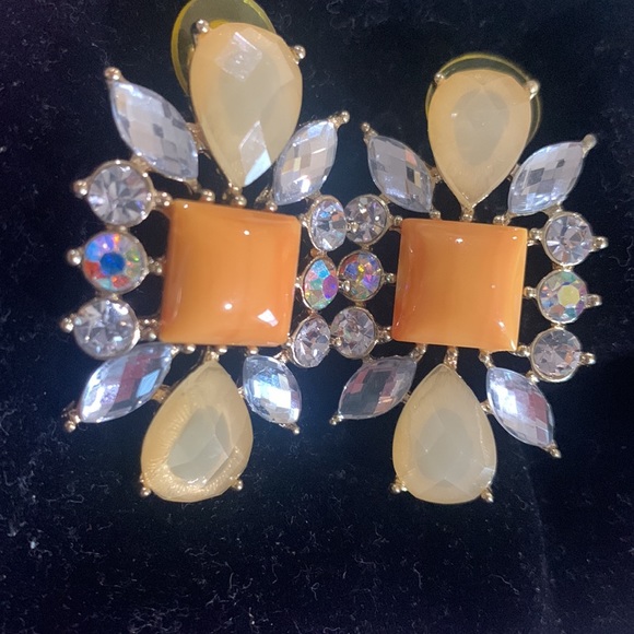 RHINESTONE EARRINGS - Picture 7 of 8